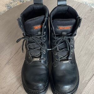 Harley-Davidson Men's Black Leather Boots